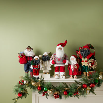 North Pole Trading Co. 12in Suspenders African American Christmas