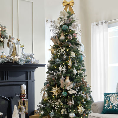 North Pole Trading Co. Swan And Turle Doves Set 2-pc. Christmas Ornament