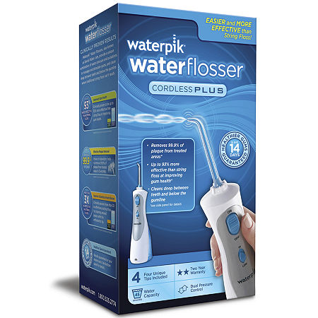 Waterpik WP-450 Cordless Plus Water Flosser, One Size, White