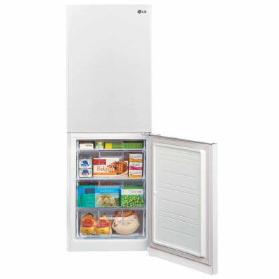 LG ENERGY STAR® 10.1 cu. ft. Capacity 2-Door Bottom Mount, Counter Depth Refrigerator