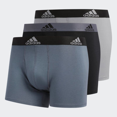 adidas Performance Stretch Cotton Mens 3 Pack Trunks