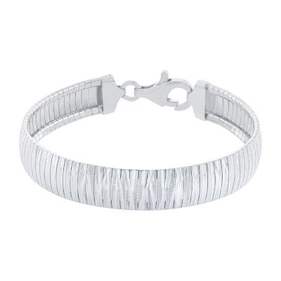 Sterling Silver Omega Link Bracelet JCPenney