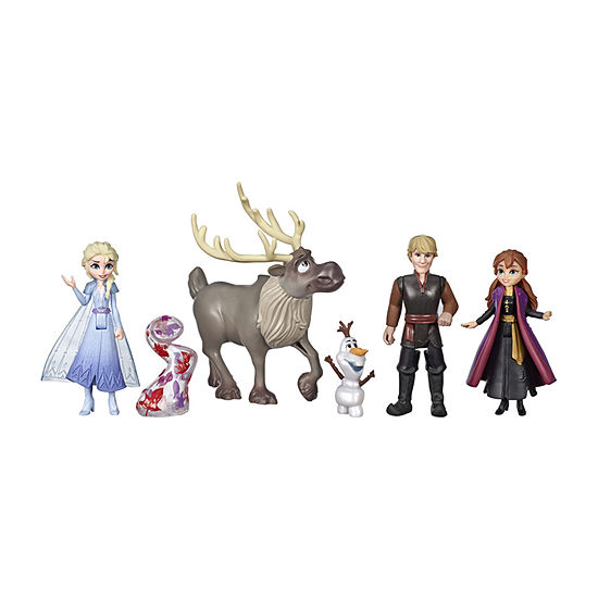 Hasbro Disney Frozen Adventure Collection, 5 Small Dolls From Frozen 2