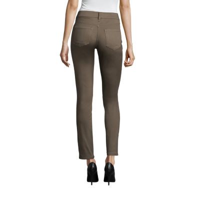 Liz Claiborne Womens Mid Rise Slim Fit Skinny Fit Jean