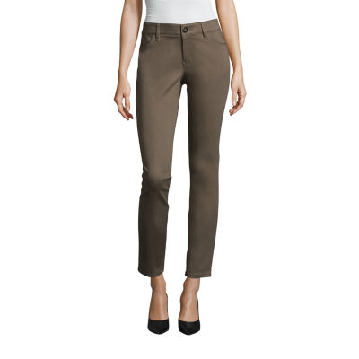 Liz Claiborne Womens Mid Rise Slim Fit Skinny Fit Jean