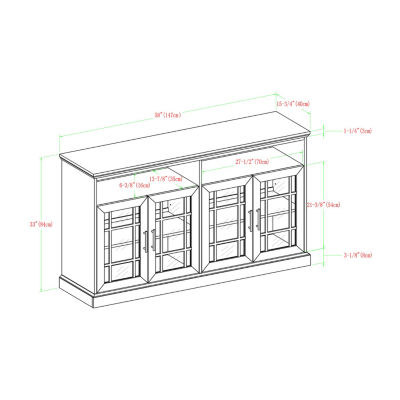 Walker Edison Classic TV Stand