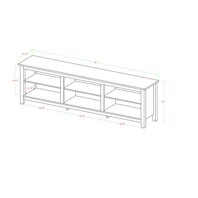 Simple Rustic Wood 70 Inch TV Stand