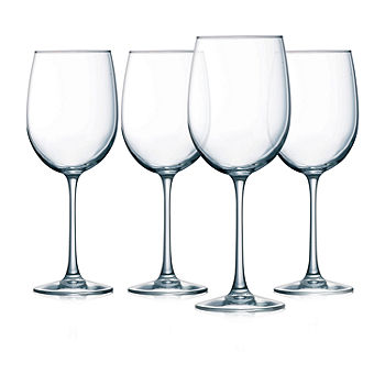 The White Company Clear Tulip Glasses Set of 4 1 Size