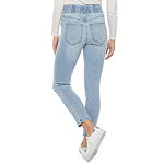 Juicy By Juicy Couture Womens Mid Rise Relaxed Fit Skinny Fit Jean