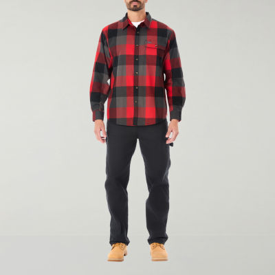 Smiths Workwear Mens Long Sleeve Regular Fit Flannel Shirt