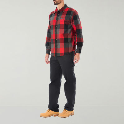 Smiths Workwear Mens Long Sleeve Regular Fit Flannel Shirt