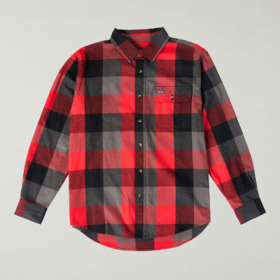 Smiths Workwear Mens Long Sleeve Regular Fit Flannel Shirt