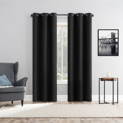 No 918 Harmon Embroidered Grommet Top Light-Filtering Set of 4