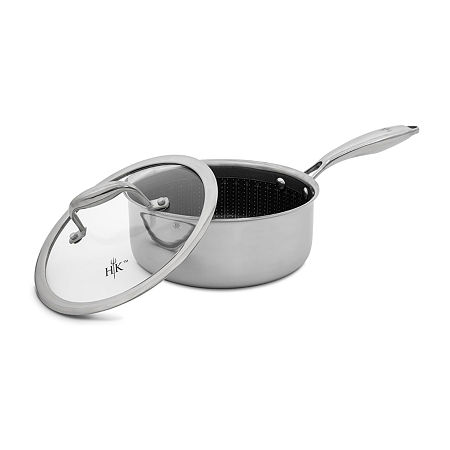 Hell's Kitchen Hybrid Try-Ply Stainless Steel 2.5-qt. Sauce Pan, One Size, Stainless Steel