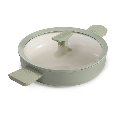 BergHOFF Balance Ceramic 3-qt. Saute Pan With Glass Lid, One Size, Green