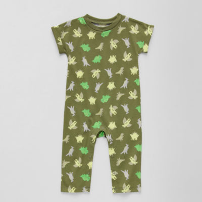 Okie Dokie Baby Boys Short Sleeve Jumpsuit
