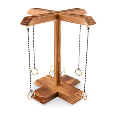 Five Oak 4-Player Swing Ring 5-pc. Table Game