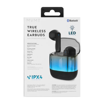 Mvmt True Wireless Bluetooth Earbuds With Light-Up Case