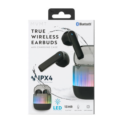 Mvmt True Wireless Bluetooth Earbuds With Light-Up Case