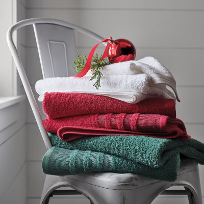 Home Expressions Solid & Stripe Bath Towel