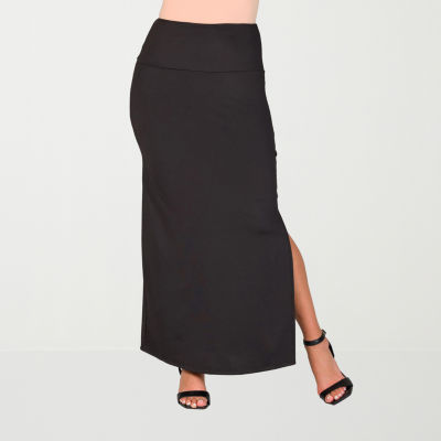 24seven Comfort Apparel Womens Maxi Skirt