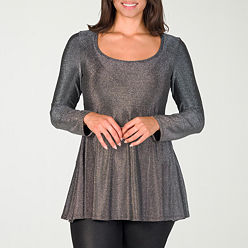Misses Product_size Blouses Silver Tops for Women - JCPenney