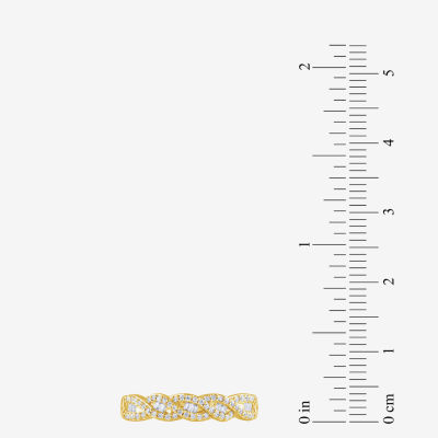 1/4 CT.T.W. Natural Diamond 10K Gold Anniversary Wedding Band