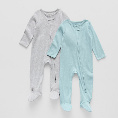 Okie Dokie Baby Boys 2-pc. Sleep and Play, 6 Months, Blue