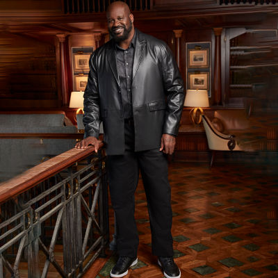 Shaquille O'Neal XLG Mens Big and Tall Classic Fit Blazer