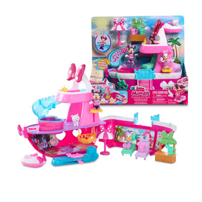 Disney Collection Minnie Mouse Bowdazzling Yacht Toy Playset