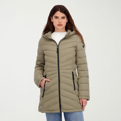 Hfx Womens Water Resistant Midweight Puffer Jacket