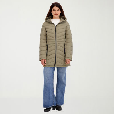 Hfx Womens Water Resistant Midweight Puffer Jacket