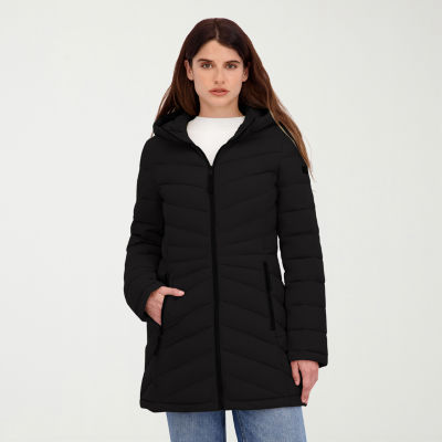 Hfx Womens Water Resistant Midweight Puffer Jacket