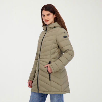 Hfx Womens Water Resistant Midweight Puffer Jacket