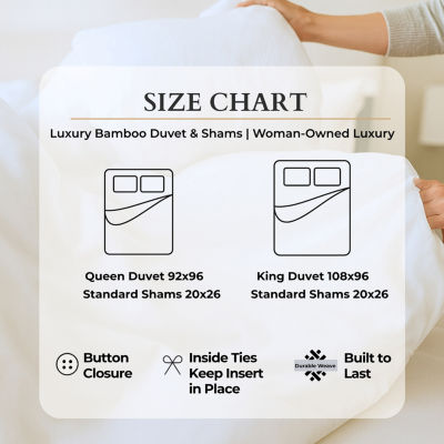 Bedvoyage Rayon Hem 3-pc. Duvet Cover Set