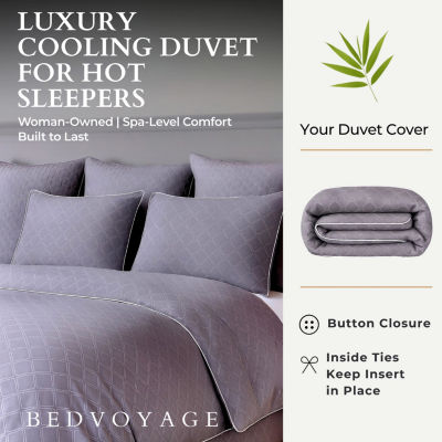 Bedvoyage Rayon Hem 3-pc. Duvet Cover Set