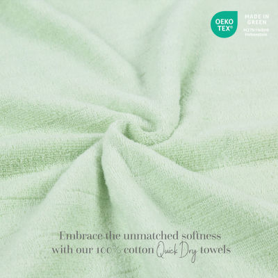 Trident 100% Cotton Soft And Absorbent 6-pc. Quick Dry Bath Towel Set