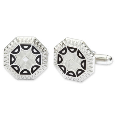 Art Deco Enamel Cuff Links