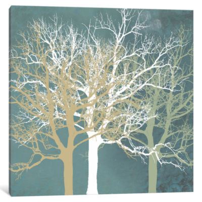 Tranquil Trees by Erin Clark Canvas Print