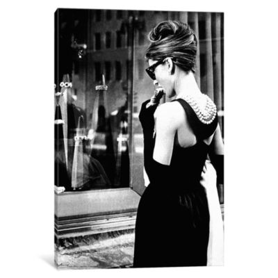 Audrey Hepburn Window Shopping I by Radio Days Canvas Print