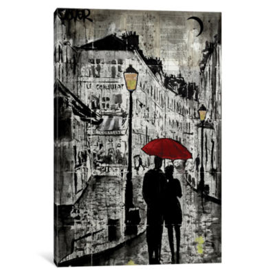 Rainy Promenade by Loui Jover Canvas Print