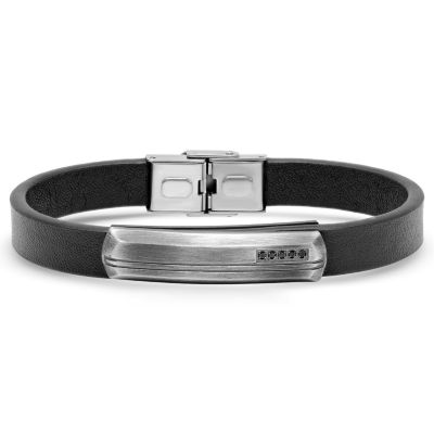 Minoxia Stainless Steel 8 Inch Id Bracelet