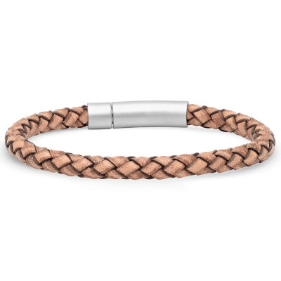 Minoxia Mens Stainless Steel Hypoallergenic 8 Inch Link Bracelet