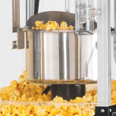 Nostalgia™ KPM200CTBK 2.5 Ounce Popcorn Cart with 5-Quart Popcorn Bowl