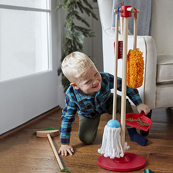 Melissa & Doug Lets Play House! Dust Sweep & Mop Housekeeping Toy
