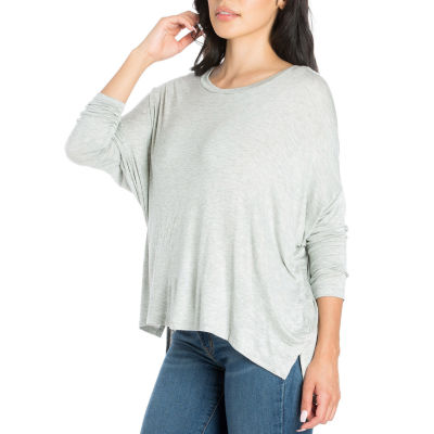 24/7 Comfort Apparel Womens Long Dolman Sleeve  Oversized Top