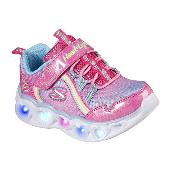 Skechers Heart Lights Rainbow Lux Toddler Girls Sneakers