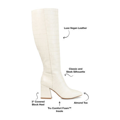 Journee Collection Womens Landree Block Heel Riding Boots