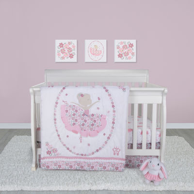 Sammy And Lou 4pc. Crib Bedding Set, Color Pink JCPenney