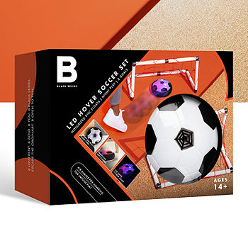 The Black Series Game Hover LED Air Soccer Ball Set with 2 Goals - JCPenney
